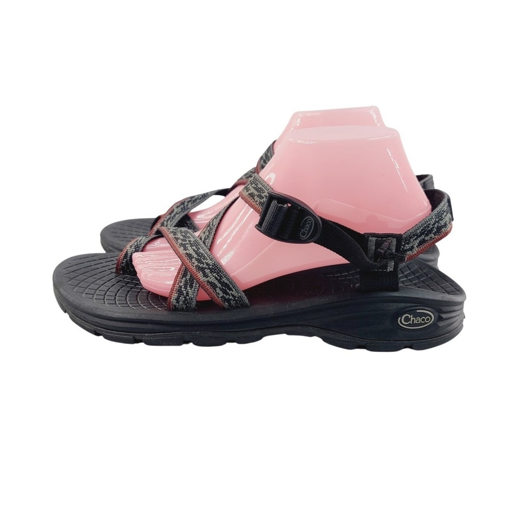Chaco Outdoor Hiking Casual Adventure Sport Sandal Men Size 12 Black Red